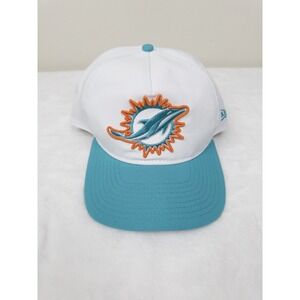 Miami Dolphins NFL New Era 2024 Training Camp Golfer Snapback Hat White‎ Logo
